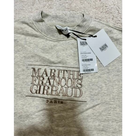 Marithé François Girbaud Sweatshirt Women’s Small Gray NWT Korean Fashion Y2K - Picture 9 of 16